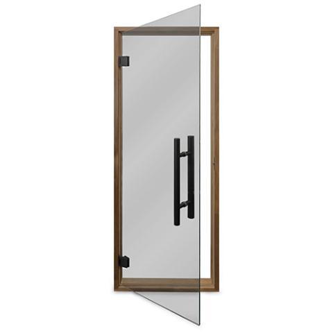 PROSAUNAS Sauna Door, 24" x 73", Thermo-Aspen frame, tinted glass