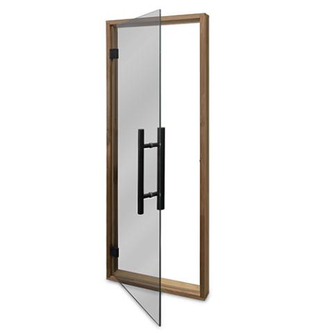 PROSAUNAS Sauna Door, 24" x 73", Thermo-Aspen frame, tinted glass