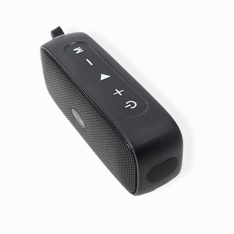 SaunaLife Verse Portable Bluetooth Sauna Speaker Black Angled