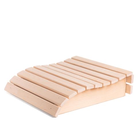 PROSAUNAS Contoured Wooden Sauna Headrest, Alder