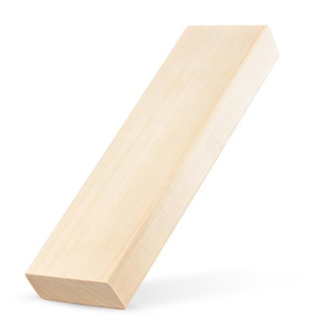 PROSAUNAS Sauna Wood, Aspen, 2x4, Smooth 4 Sides with Eased Edges, SHP