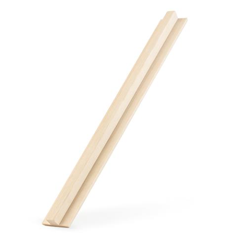 PROSAUNAS Sauna Wood, Aspen 1x2 (17mm x 32mm), T-Moulding Trim