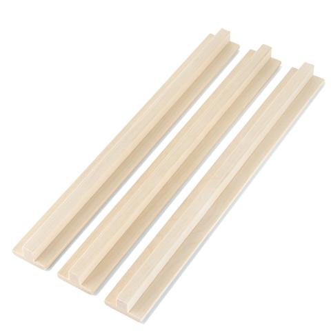 PROSAUNAS Sauna Wood, Aspen 1x2 (17mm x 32mm), T-Moulding Trim