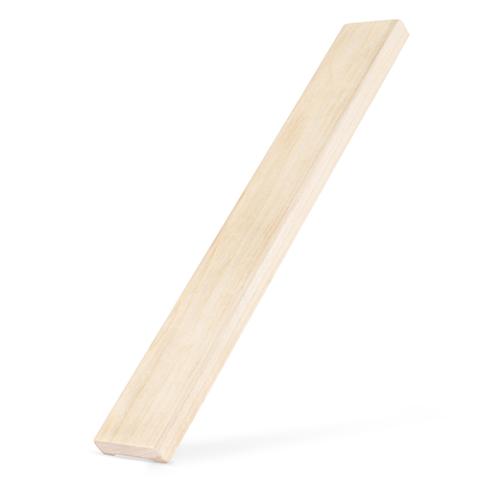 PROSAUNAS Sauna Wood, Aspen, 1x2 (12mm x 42mm), Door Trim Casing, UK Profile