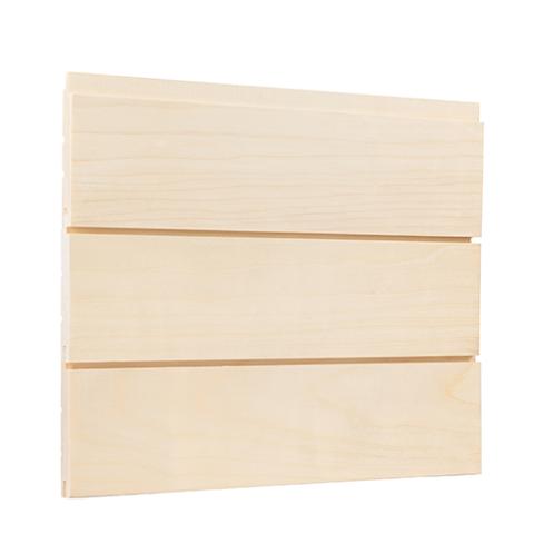 PROSAUNAS Sauna Wood, Aspen, 1x4 (15mm x 90mm), Wall Cladding, Tongue & Groove, STS4, Nickel-Gap