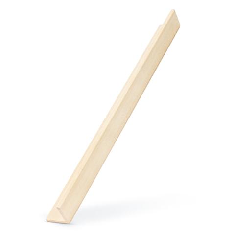 PROSAUNAS Sauna Wood, Aspen, 2x2 (28mm x 28mm), Outside Corner Trim, Angle Moulding, VA Profile