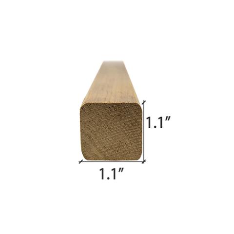 PROSAUNAS WOOD732 Sauna Wood 2x2 Thermo-Aspen