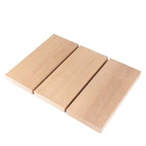 PROSAUNAS Alder Sauna Wood, 2x6 (28mm x 140mm) Bench Material, Smooth 4 Sides Eased Edges, SHP Profile