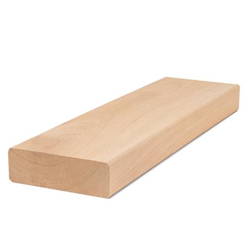 PROSAUNAS Alder Sauna Wood,  2x3 (28mm x 65mm) Bench Material, Smooth 4 Sides Eased Edges, SHP Profile