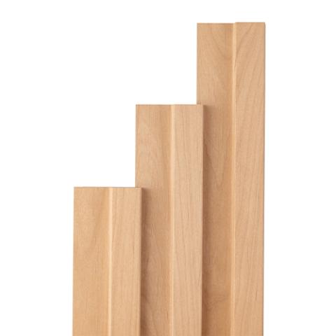 PROSAUNAS Alder Sauna Wood, 2x3 (27mm x 64mm) Wall Material, Tongue & Groove, Large-Gap