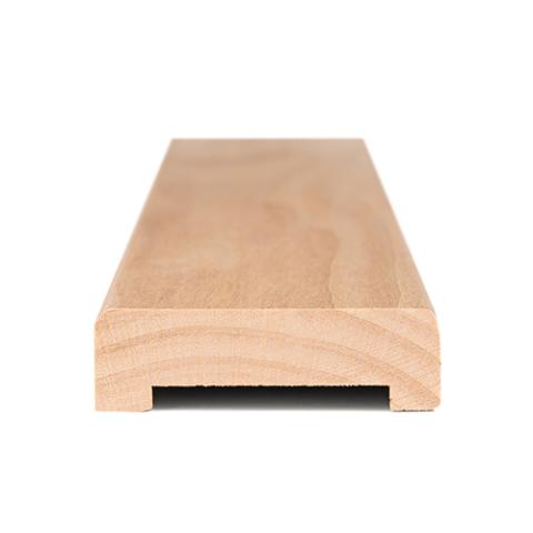 PROSAUNAS Alder Sauna Wood, 1x2 (12mm x 42mm) Door Trim Casing, UK Profile