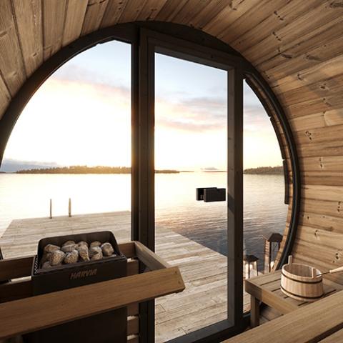 SaunaLife Model EE6G Sauna Barrel