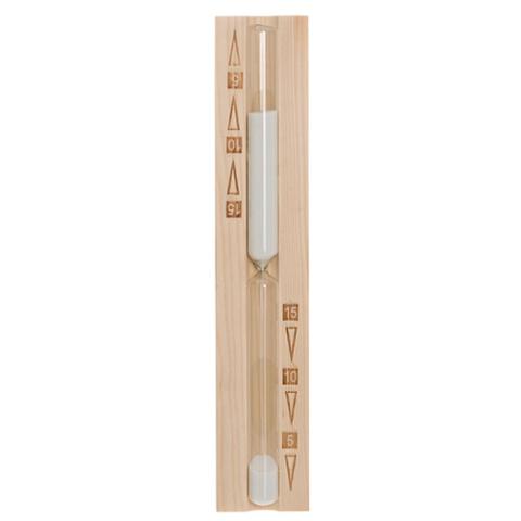 4Living Sauna Sand Timer, 15 Minute, Pine