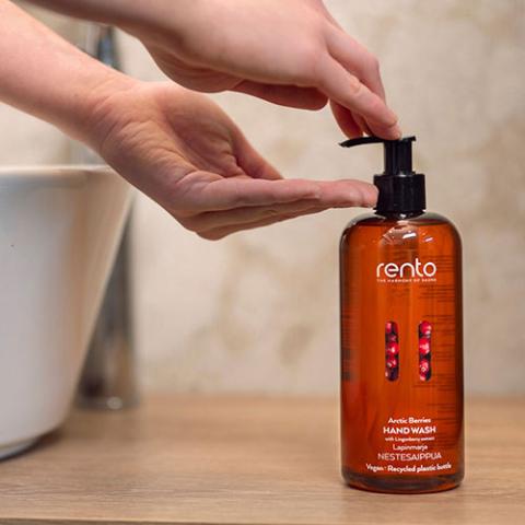 Rento Sauna Hand Wash, Arctic Berries, 400mL