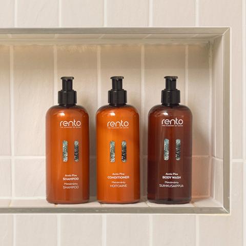 Rento Sauna Refreshing Shampoo, Arctic Pine, 400mL
