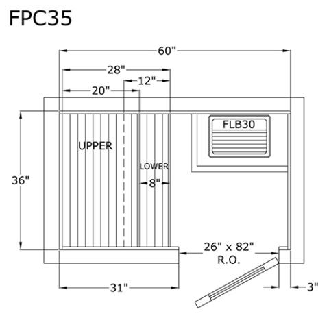 Finlandia FPC35 Precut Sauna Package