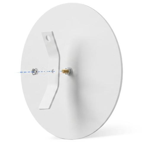 SaunaLife Designer Hygrometer in White