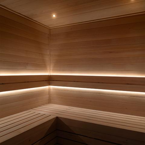 PROSAUNAS Dimmable White LED Light Strip Kit for Saunas