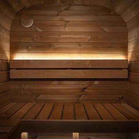 PROSAUNAS Dimmable White LED Light Strip Kit for Saunas