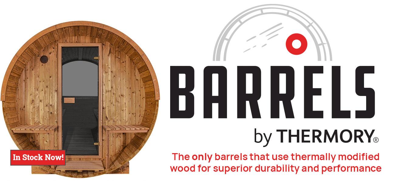 Sauna Barrels by Thermory