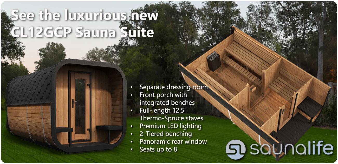 SaunaLife CL12GCP Cube Sauna Suite DIY Kit