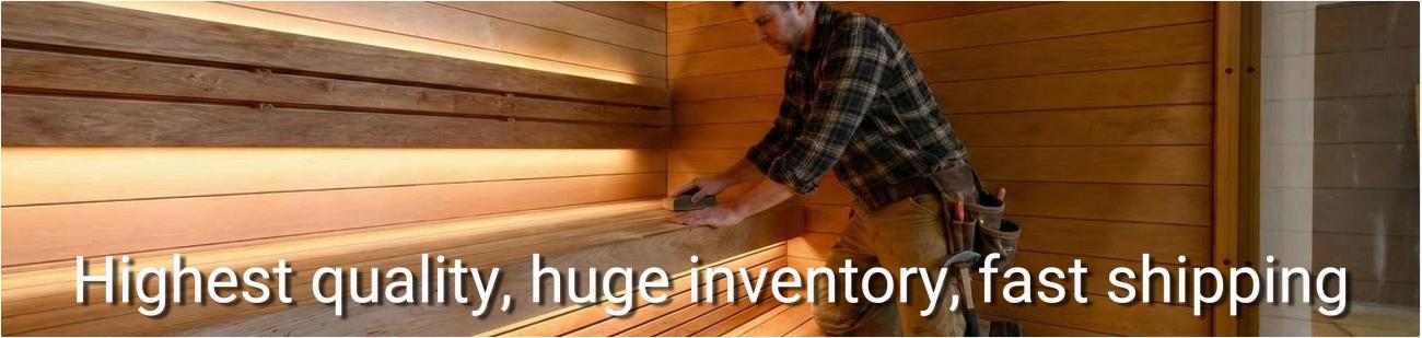 Sauna Wood - Cedar - Hemlock - Aspen - Thermo