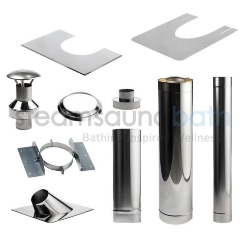 HUUM Thru-Ceiling Chimney Kit