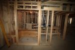 Framed Out Home Basement Steam Shower