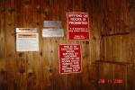 Sauna Warning Signs
