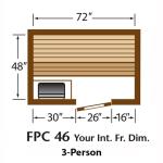 Finlandia FPC-46 Pre-Cut Sauna Kit