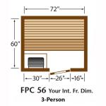 Finlandia FPC-56 Pre-Cut Sauna Kit