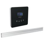 Brizo Mystix Square Control and Bilateral Steam Head Set
