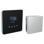 Brizo Mystix Square Control and Square Steam Head Set