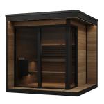SaunaLife GL6 Outdoor Modern Sauna Kit 1 