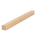 PROSAUNAS Alder Sauna Wood, 1x1  (21mm x 21mm) Smooth 4 Sides Eased Edges, Moulding, SHP Profile