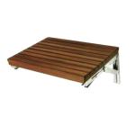 Folding Teak Steam Shower Seat
