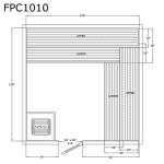 Finlandia FPC1010 Precut Sauna Package
