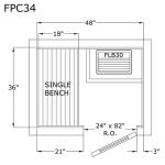 Finlandia FPC34 Precut Sauna Package