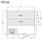 Finlandia FPC56 Precut Sauna Package