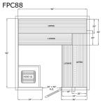 Finlandia FPC88 Precut Sauna Package